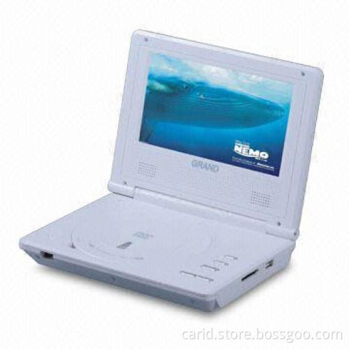 Portable DVD Player with 7-inch TFT LCD Panel, 16:9 or 4:3 Aspect Ratio, and Parental Lock Function